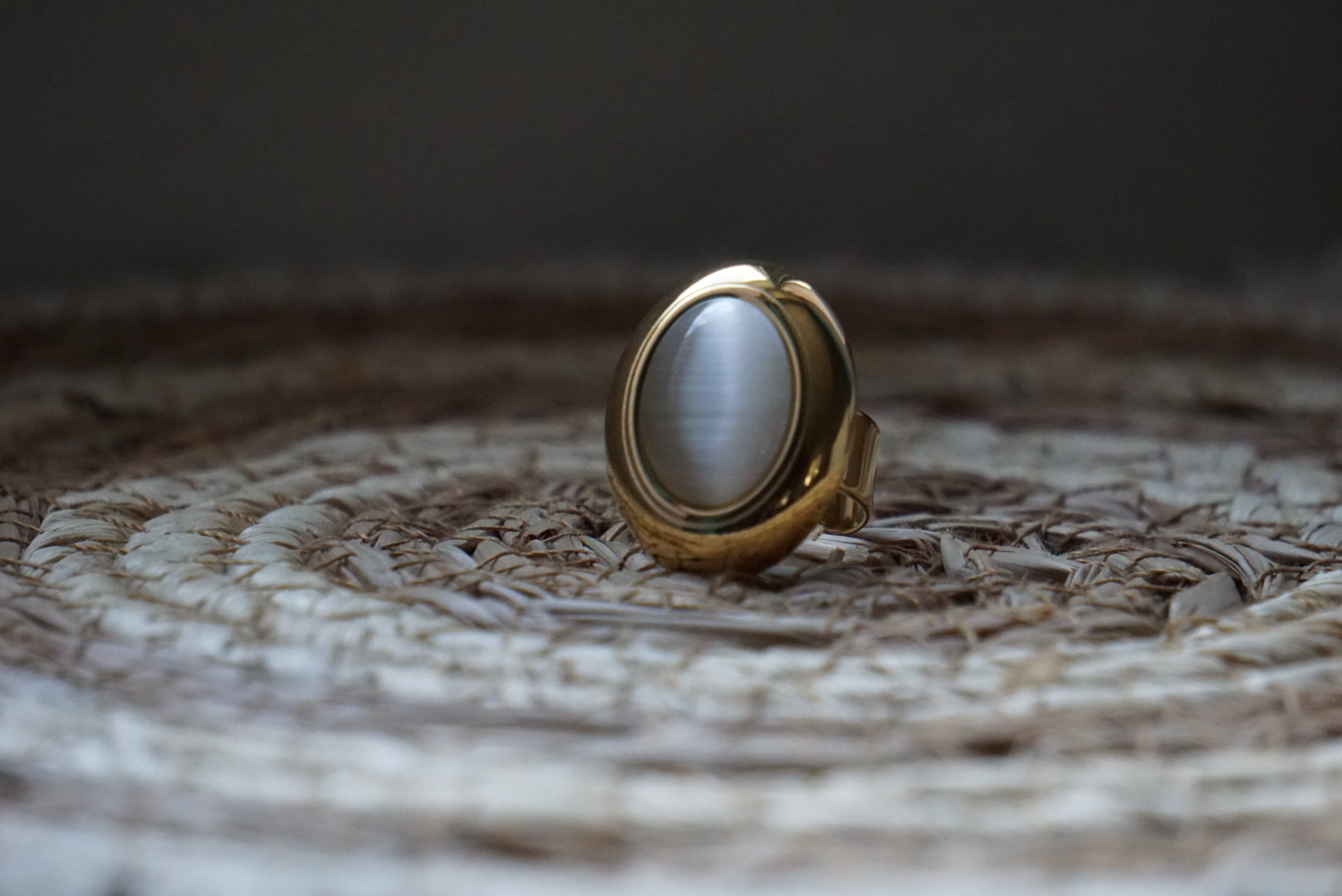Bague Perle - Blanche