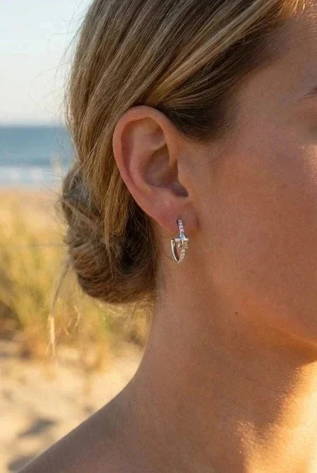 Boucle d’oreille Luna - Argent