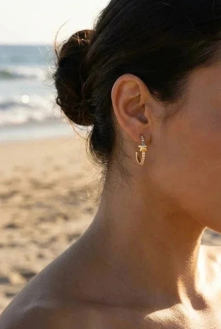 Boucle d’oreille Luna - Doré
