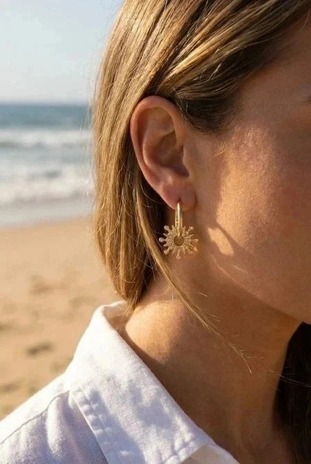 Boucle d’oreille Mira - Doré